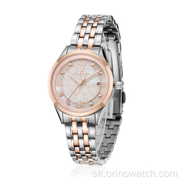 Luxusné mopové vytáčanie Quartz Women Watch